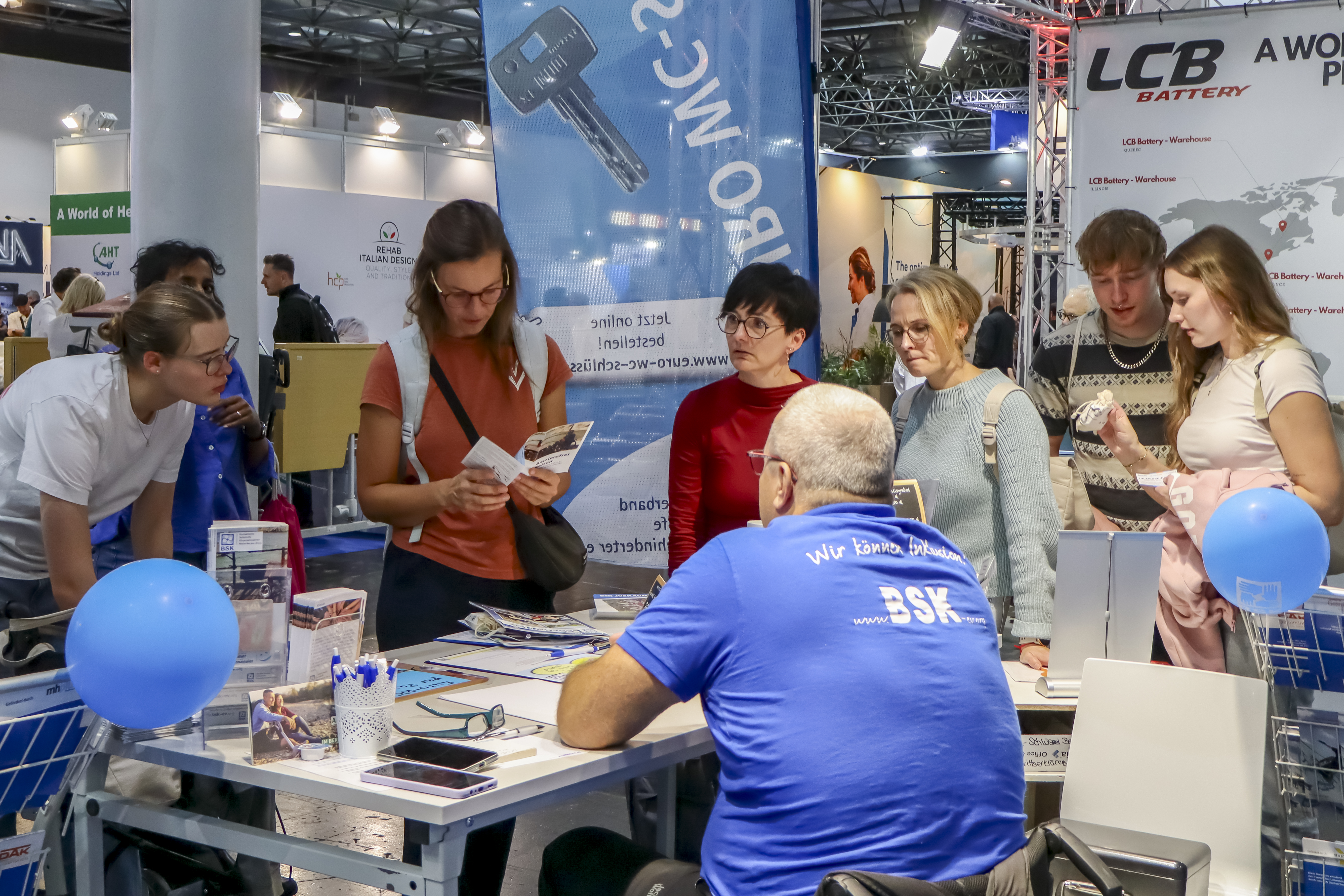 Gewusel am Stand des BSK