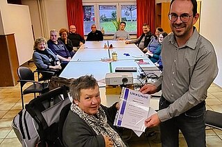 Foto zeigt Ines Vorberg und Marco Volk