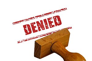 Stempel mit "Denied"