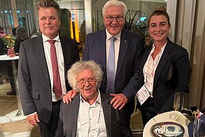 Jürgen Dusel, F.-W. Steinmeier, Kristin Walter, Hartmut Schulze