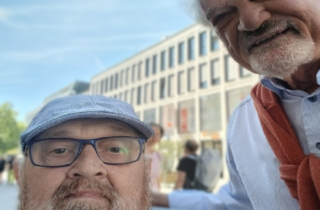 Portraitselfie der beiden