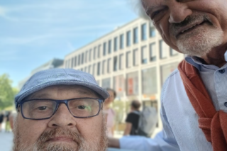 Portraitselfie der beiden