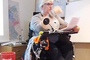 Susanne Steffgens in ihrem Rolli