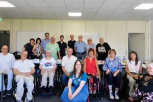 Gruppenfoto Botschafter*innen Barrierefreiheit