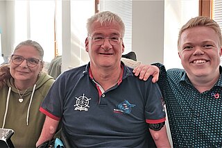 Martina Scheel Matthias Krasa und Milan Boje auf dem Foto