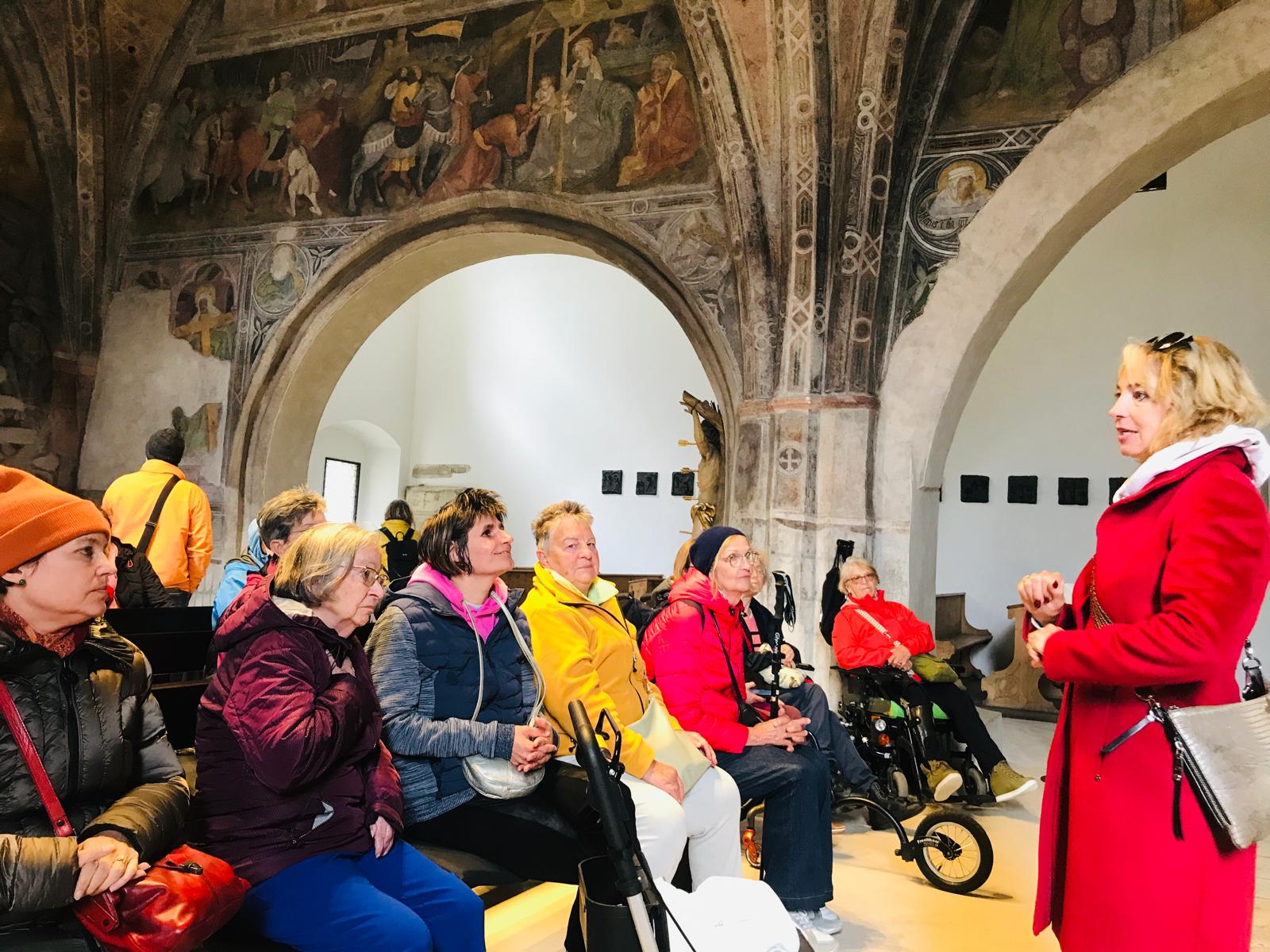 Die Gruppe in der Spitalkirche